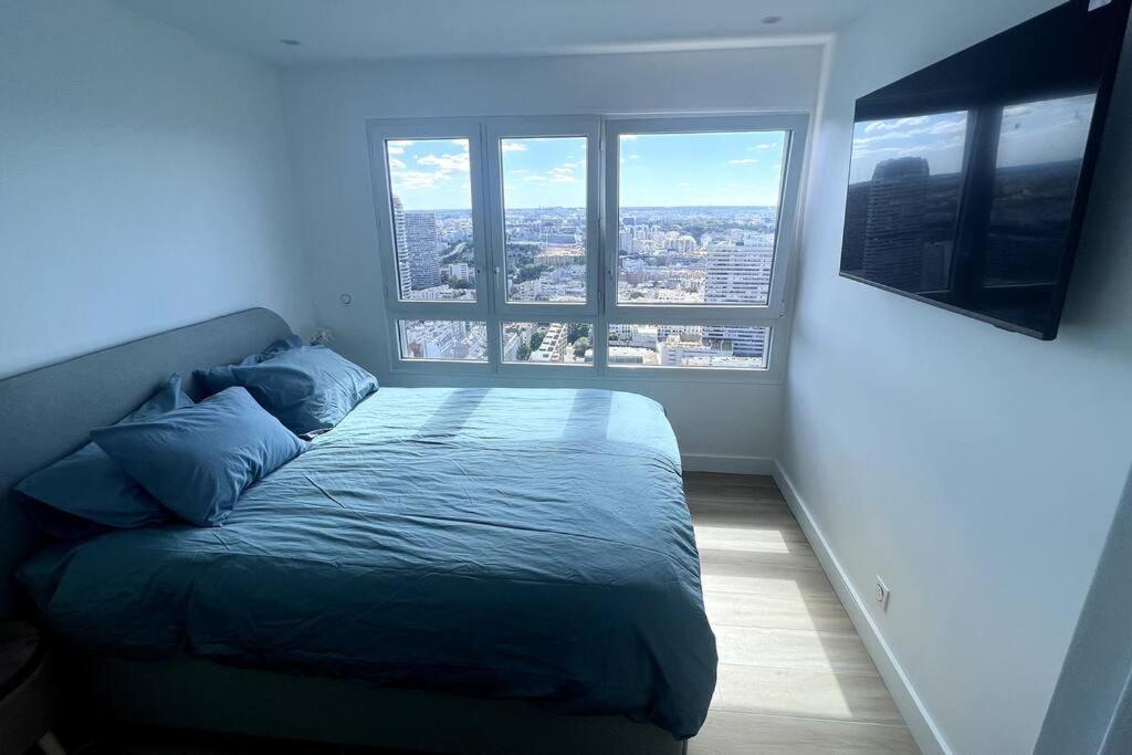 Nice Apartment With Amazing View Of Paris + Parking Εξωτερικό φωτογραφία