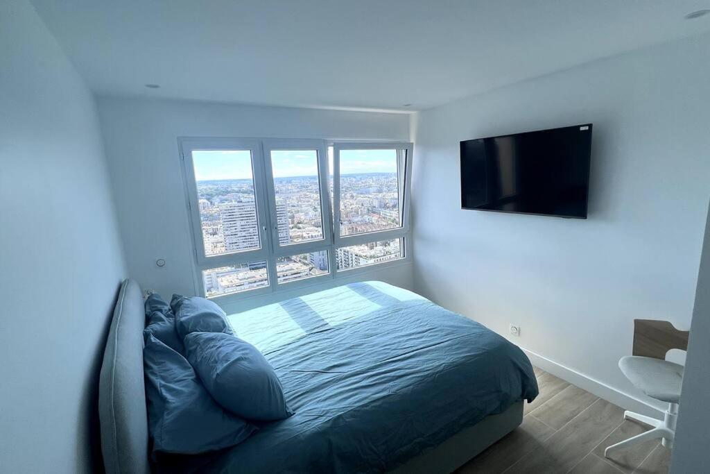 Nice Apartment With Amazing View Of Paris + Parking Εξωτερικό φωτογραφία