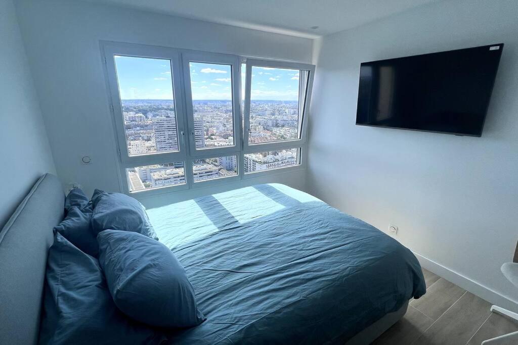 Nice Apartment With Amazing View Of Paris + Parking Εξωτερικό φωτογραφία
