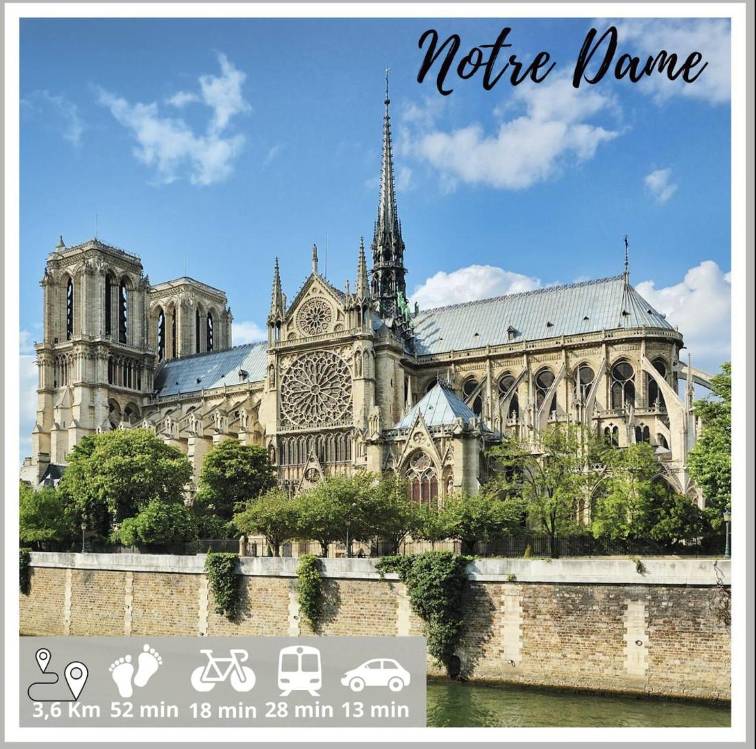 Nice Apartment With Amazing View Of Paris + Parking Εξωτερικό φωτογραφία