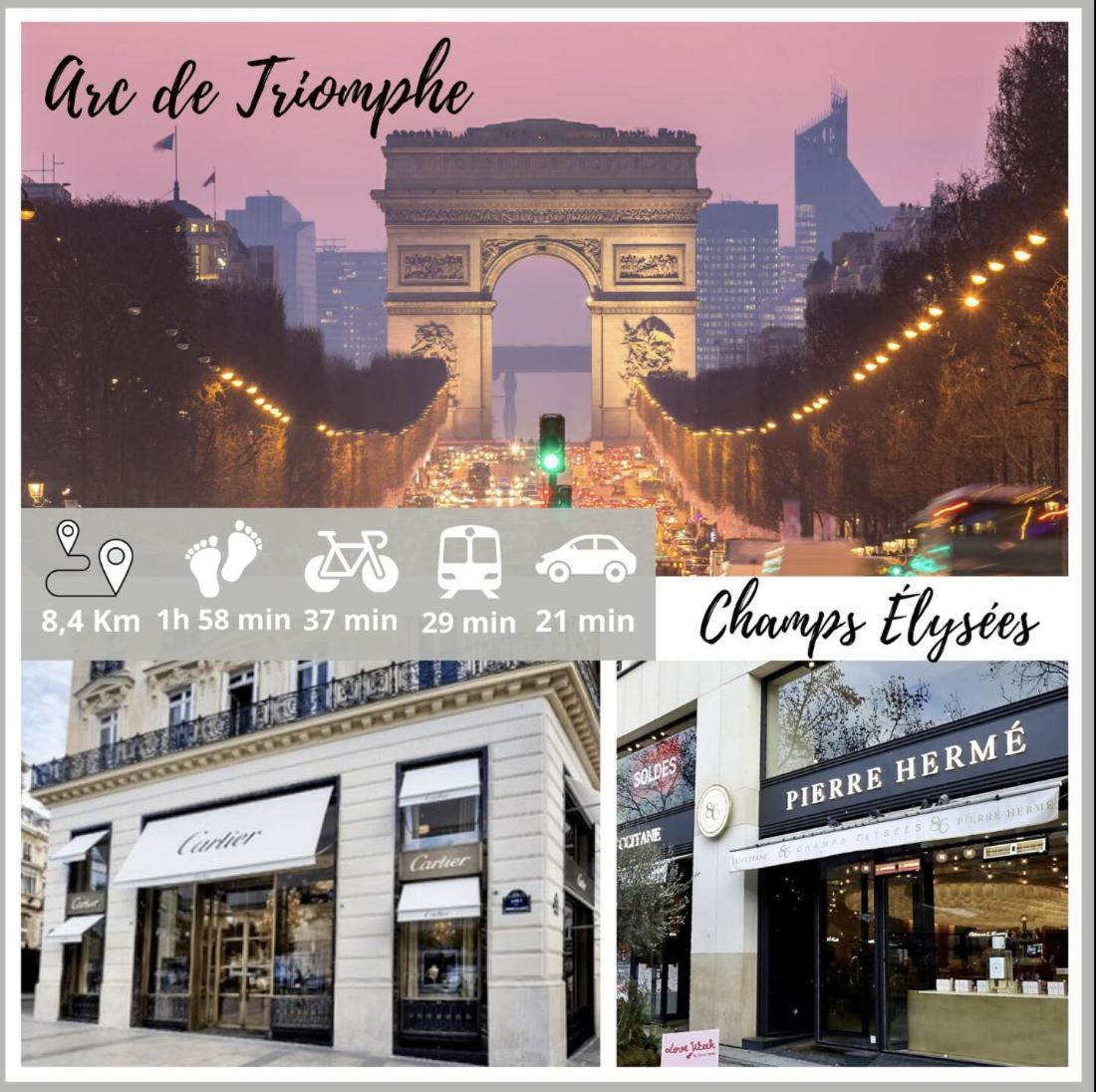 Nice Apartment With Amazing View Of Paris + Parking Εξωτερικό φωτογραφία